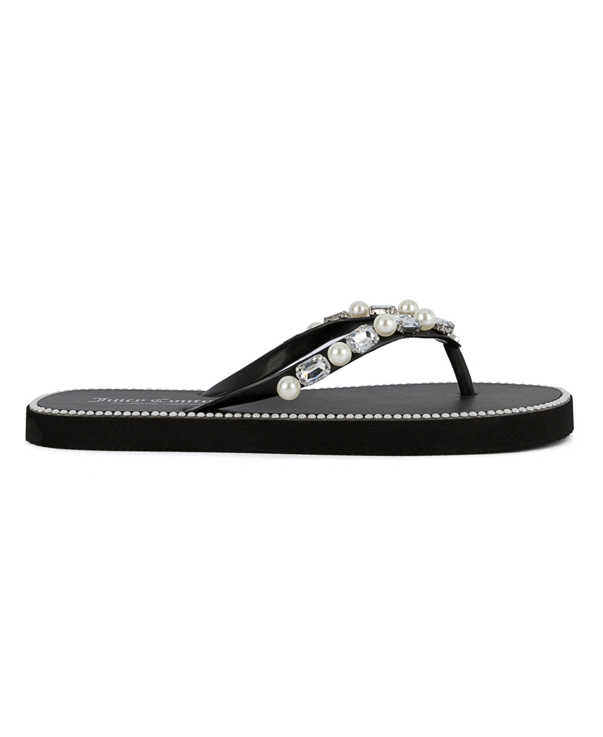 Juicy Couture Women's Sade 2 Embellished Flip Flop Sandals