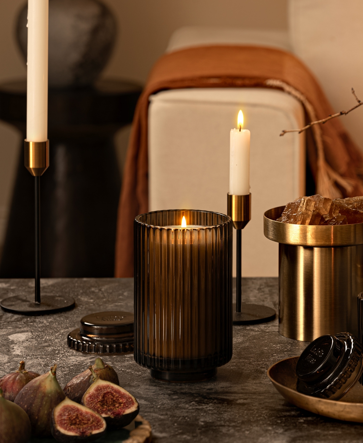 La Jolie Muse Amelie Candle, Santal Himalayen, 7 oz In Cocoa
