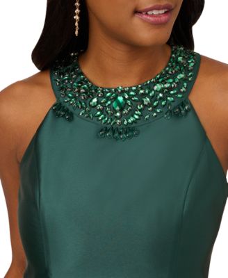 Rhinestone High-Low Dress