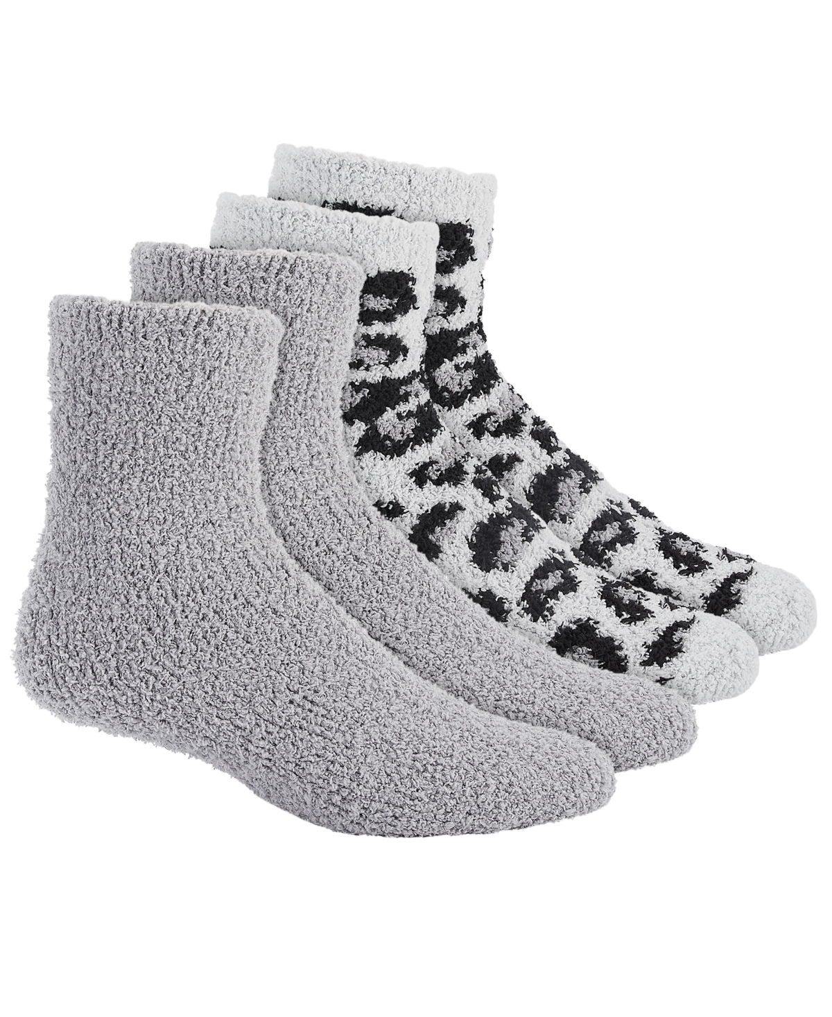 CHARTER CLUB WOMEN'S 2-PK. FUZZY BUTTER SOCKS, CREATED FOR MACY'S 