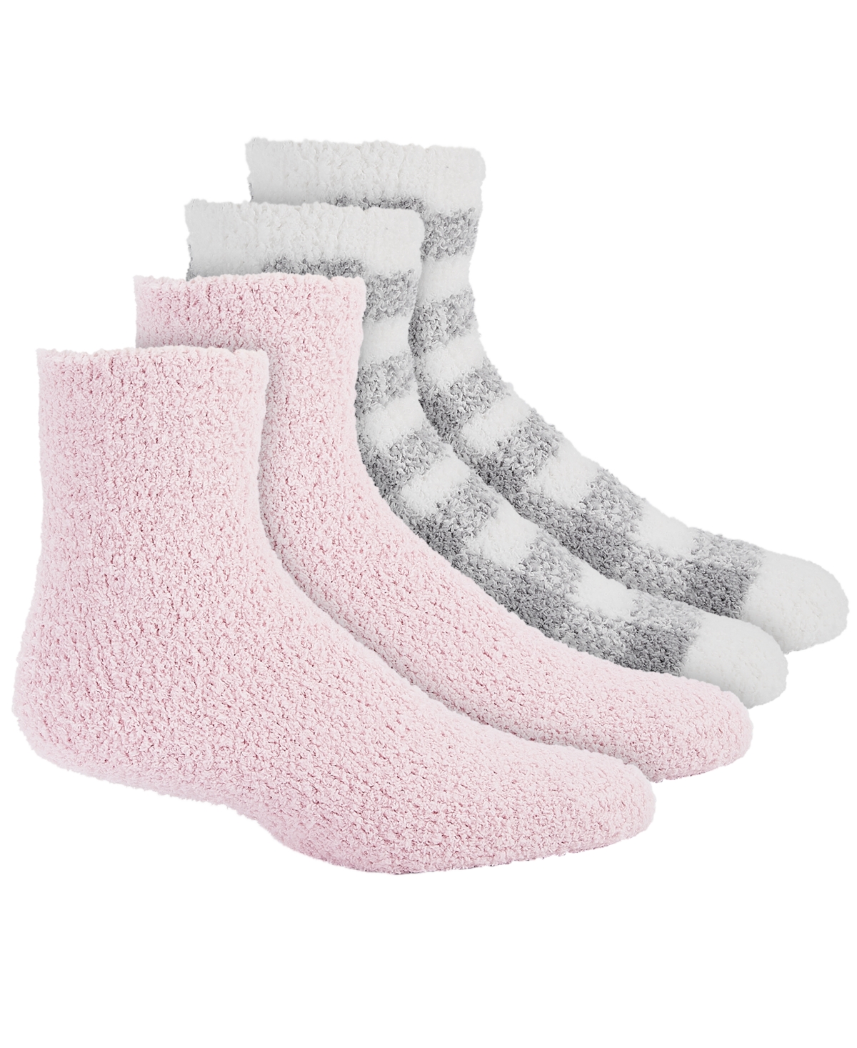 CHARTER CLUB WOMEN'S 2-PK. FUZZY BUTTER SOCKS, CREATED FOR MACY'S 