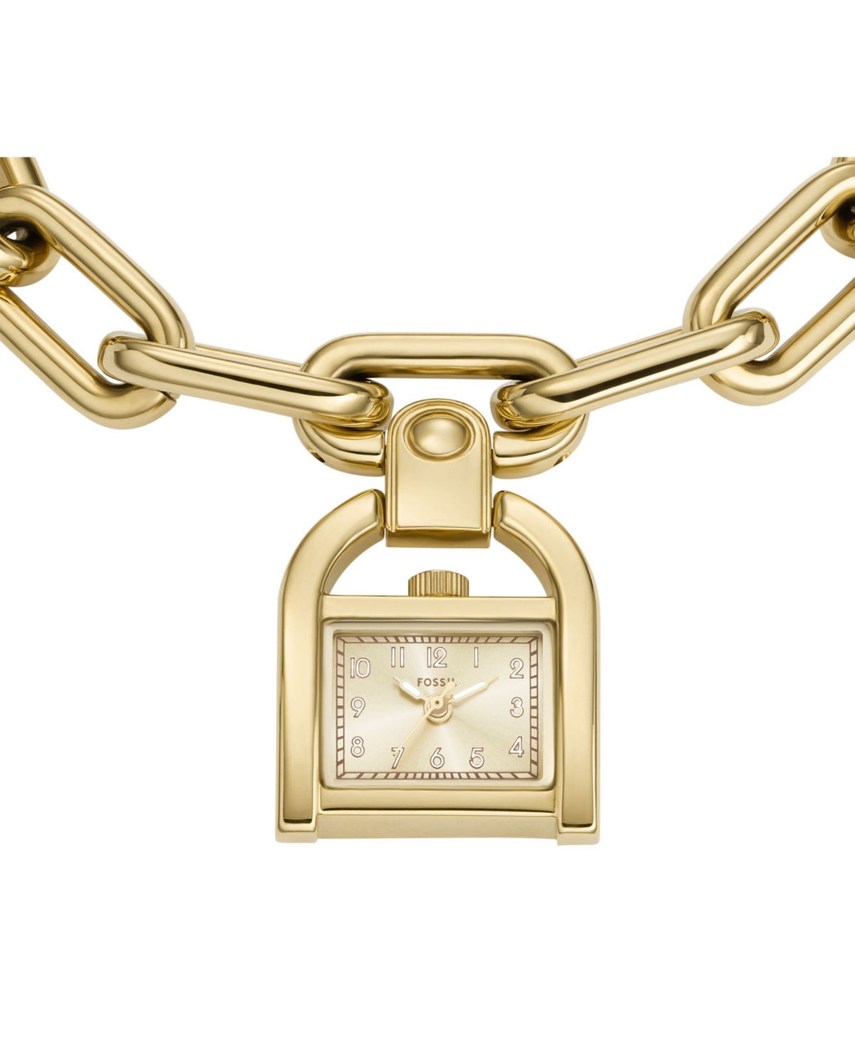 Fossil Women's Harwell Three-Hand Gold-Tone Stainless Steel Watch Charm Bracelet 21mm - Gold-tone