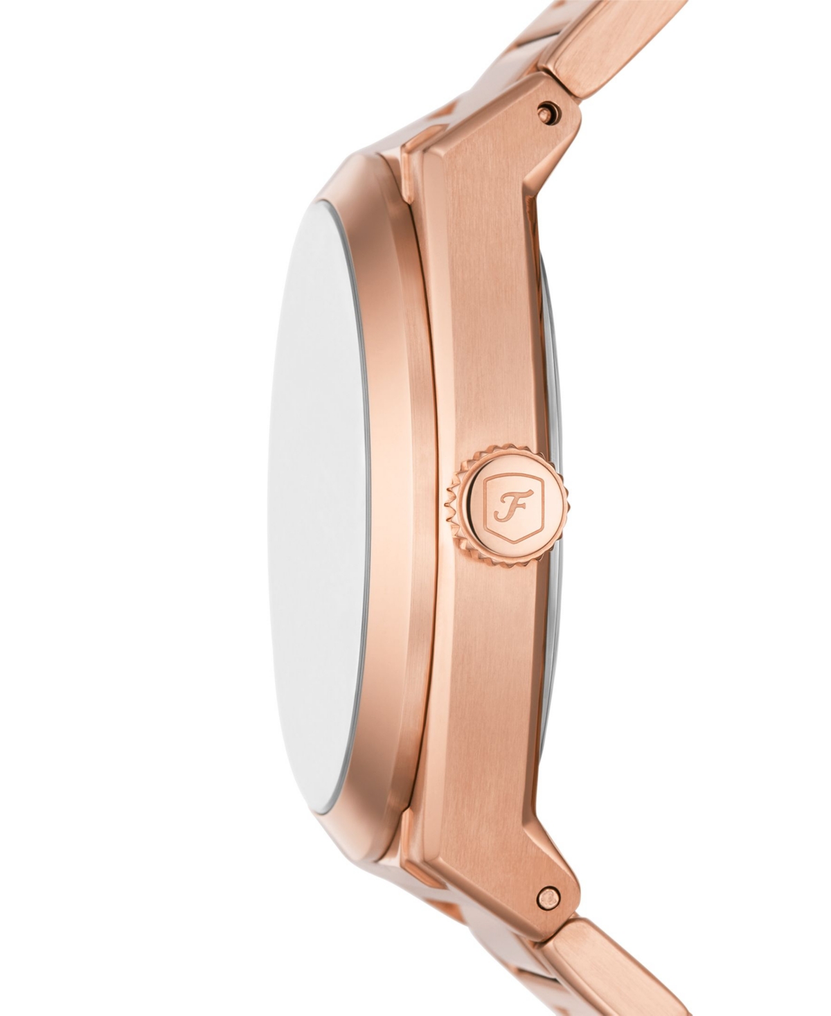 Fossil Men's Everett Three-Hand Date Rose Gold-Tone Stainless Steel Watch 42mm - Rose Gold-tone