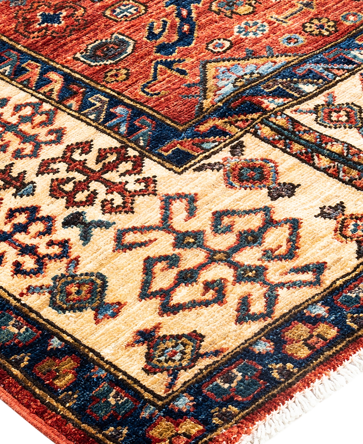 Adorn Hand Woven Rugs Serapi 6'x8'11" Area Rug In Red