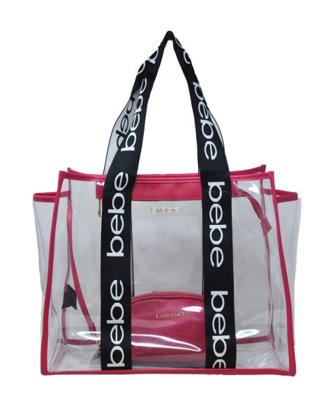 Женская сумка Bebe Hana Clear, цвет: Розовый