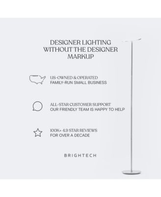 Sky 63" Super Bright LED Torchiere Modern Floor Lamp with Adjustable Head