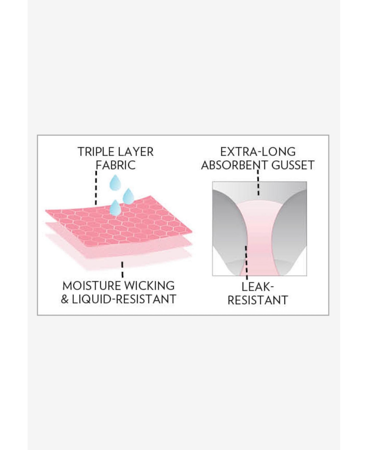 Comfort Choice Plus Size Lace Incontinence Brief 2-Pack