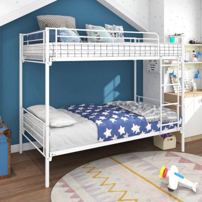 Twin-Over-Twin Bunk Bed with Ladder