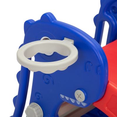 Streamdale Toddler Slide with Basketball Hoop for Indoor and Outdoor Play