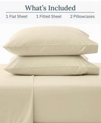 Luxury 1000 Thread Count Bed Sheets Set - 100% Cotton Sateen - Soft, Thick & Deep Pocket - Queen