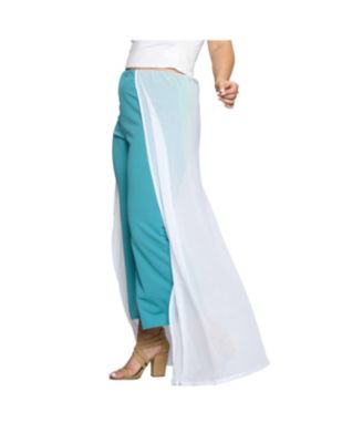 Plus Size Mesh Walk Through Pants