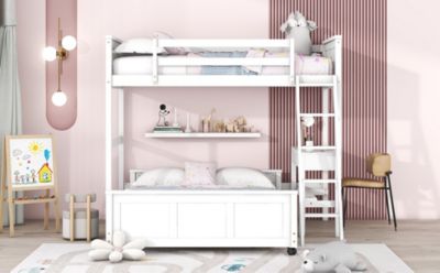 Twin Over Full Bunk Bed With