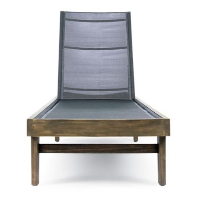 Acacia Wood Lounger Comfort and Style for Outdoor Relaxation