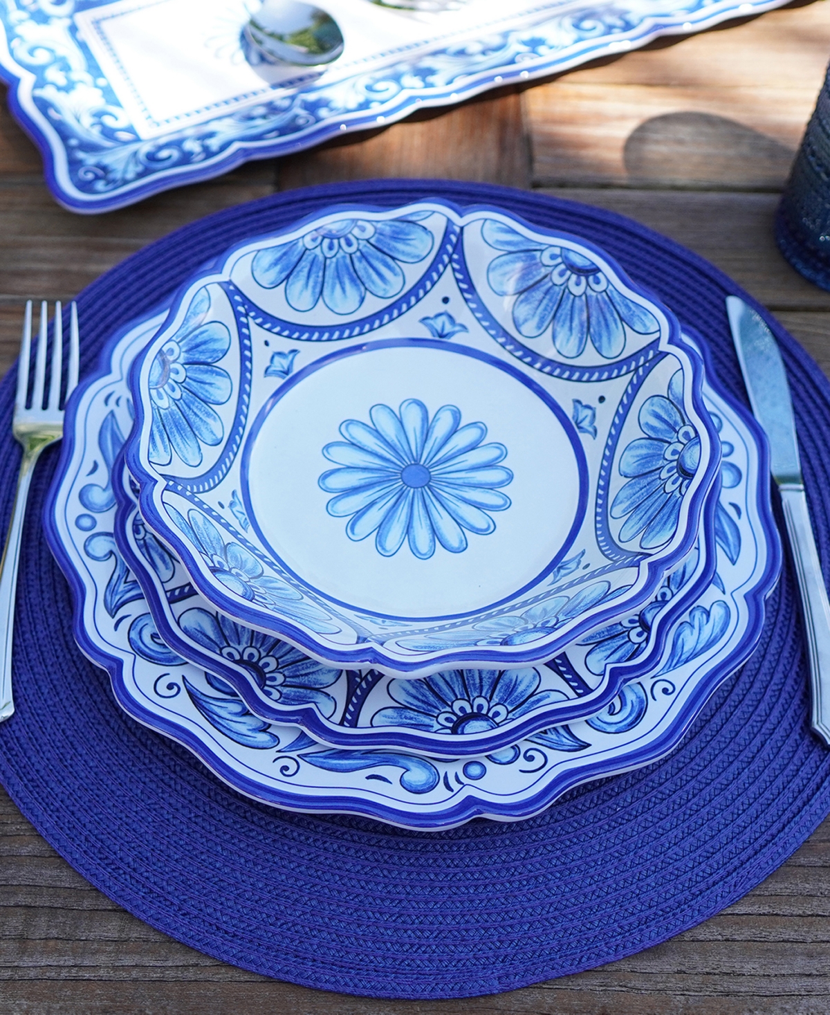 Certified International Veranda 12 Pc Dinnerware Set, Service For 4 In Miscellaneous