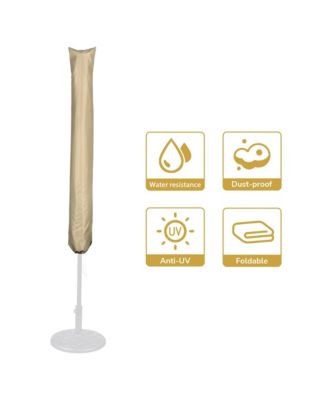 Outdoor Patio Umbrella Protective Cover Bag Polyester UV Resistance 7 to 10 Ft