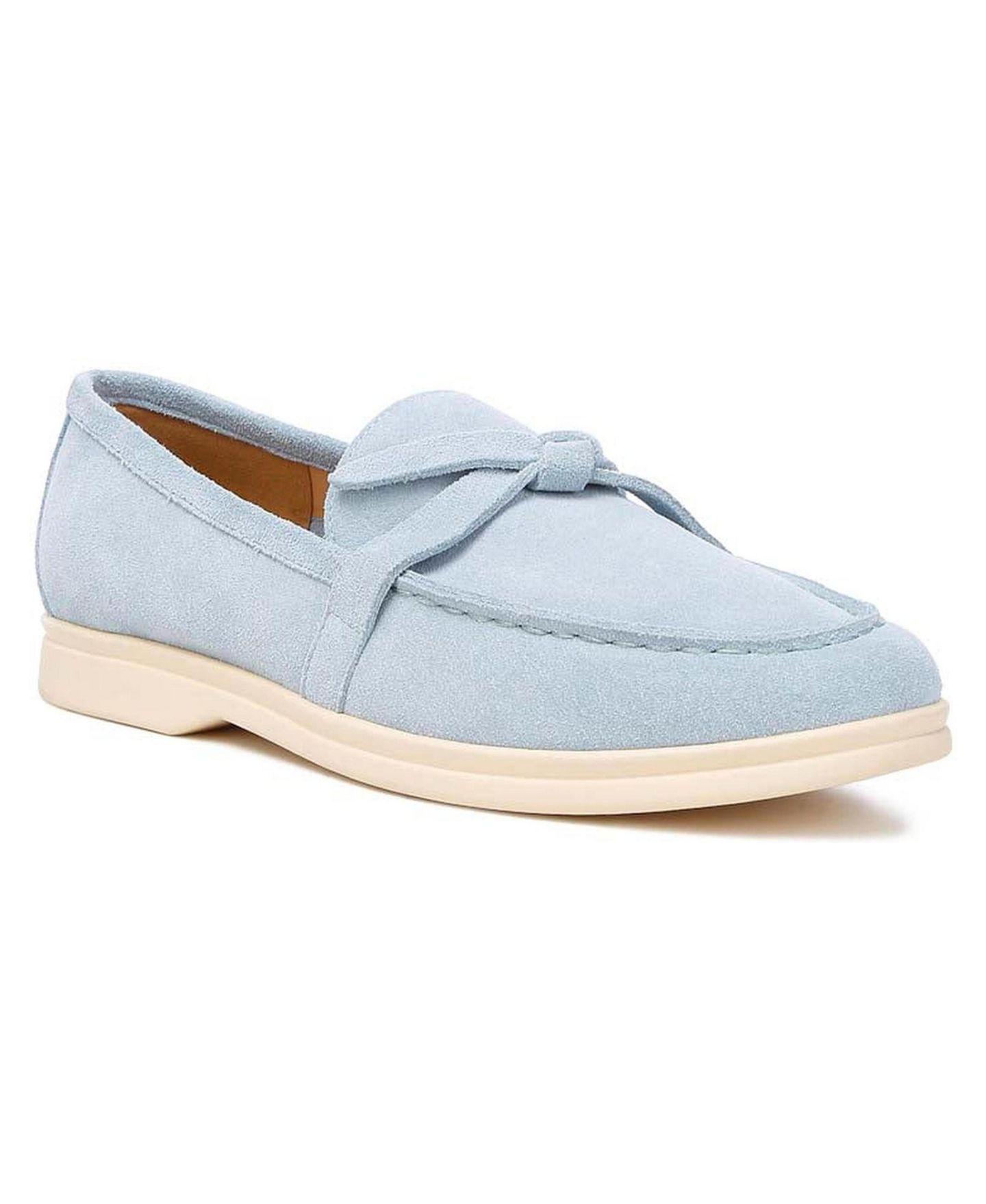 Женские туфли Rag & Co Nautica Suede Knot Detailed s, цвет: Синий — фото 14