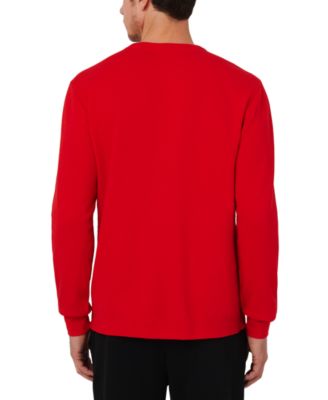 Men's Waffle-Knit Thermal Sleep Shirt