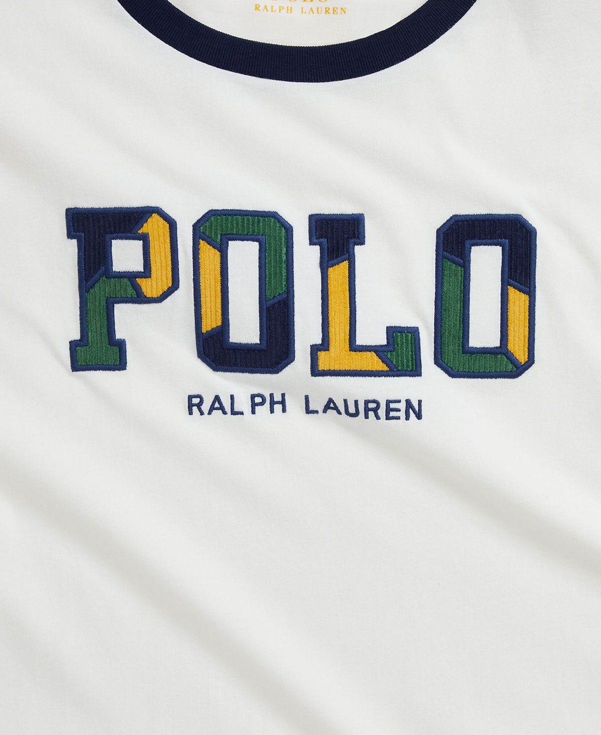Polo Ralph Lauren Big Boys Corduroy-Logo Cotton Jersey Tee