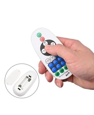 50FT Remote Control AC 110V IP65 Waterproof Cuttable Dimmable Flexible DIY DEL-D50W Warm White Neon Rope Lights