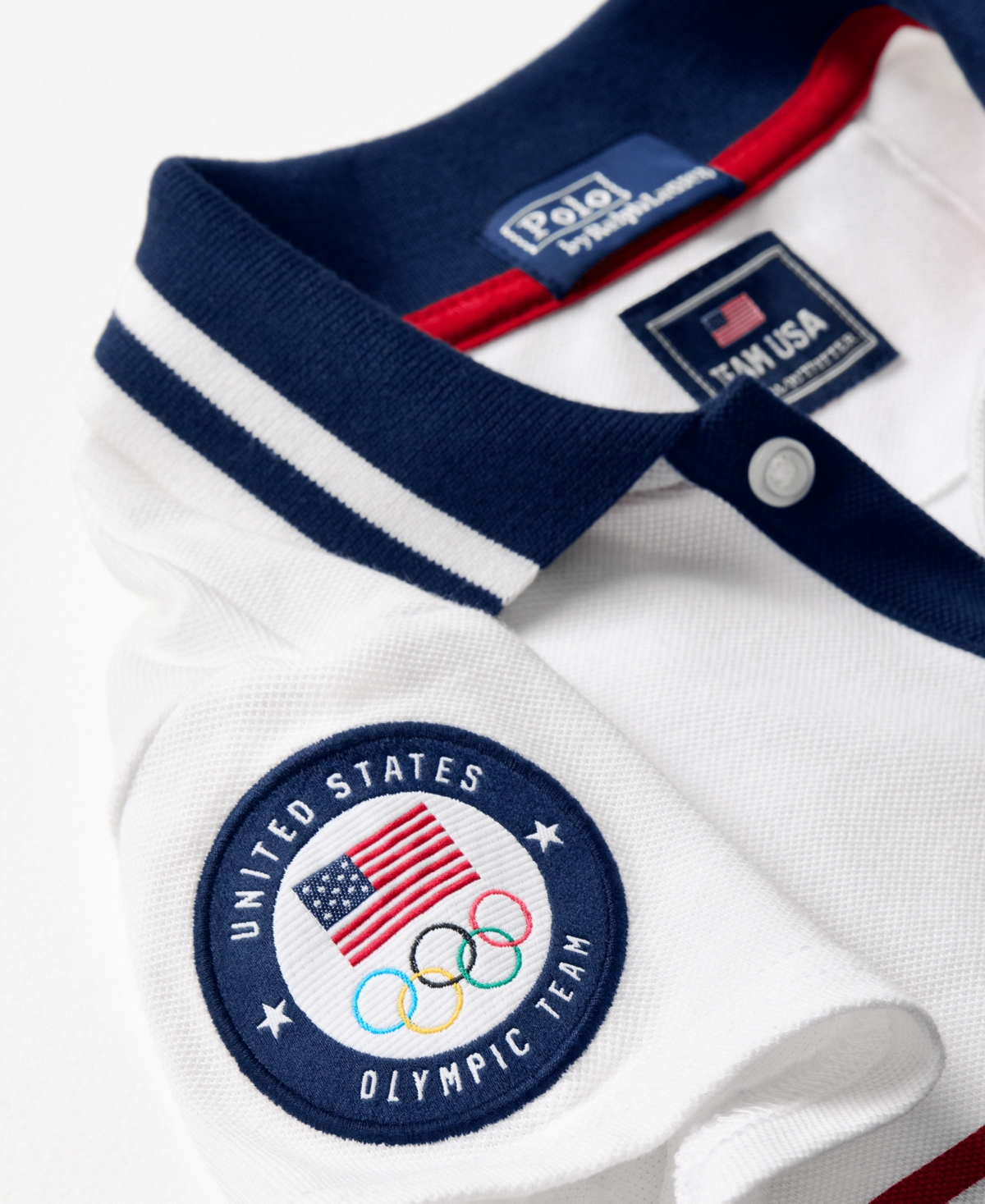 Polo Ralph Lauren Toddler & Little Girls Team Usa Stretch Mesh Polo Dress