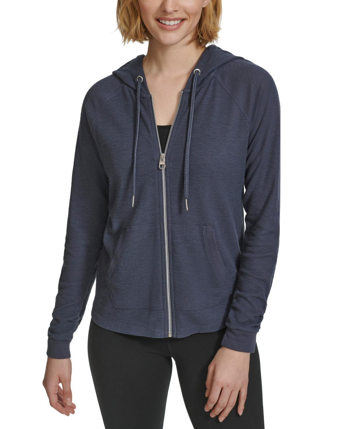 Calvin klein women's twisted fleece pullover sale