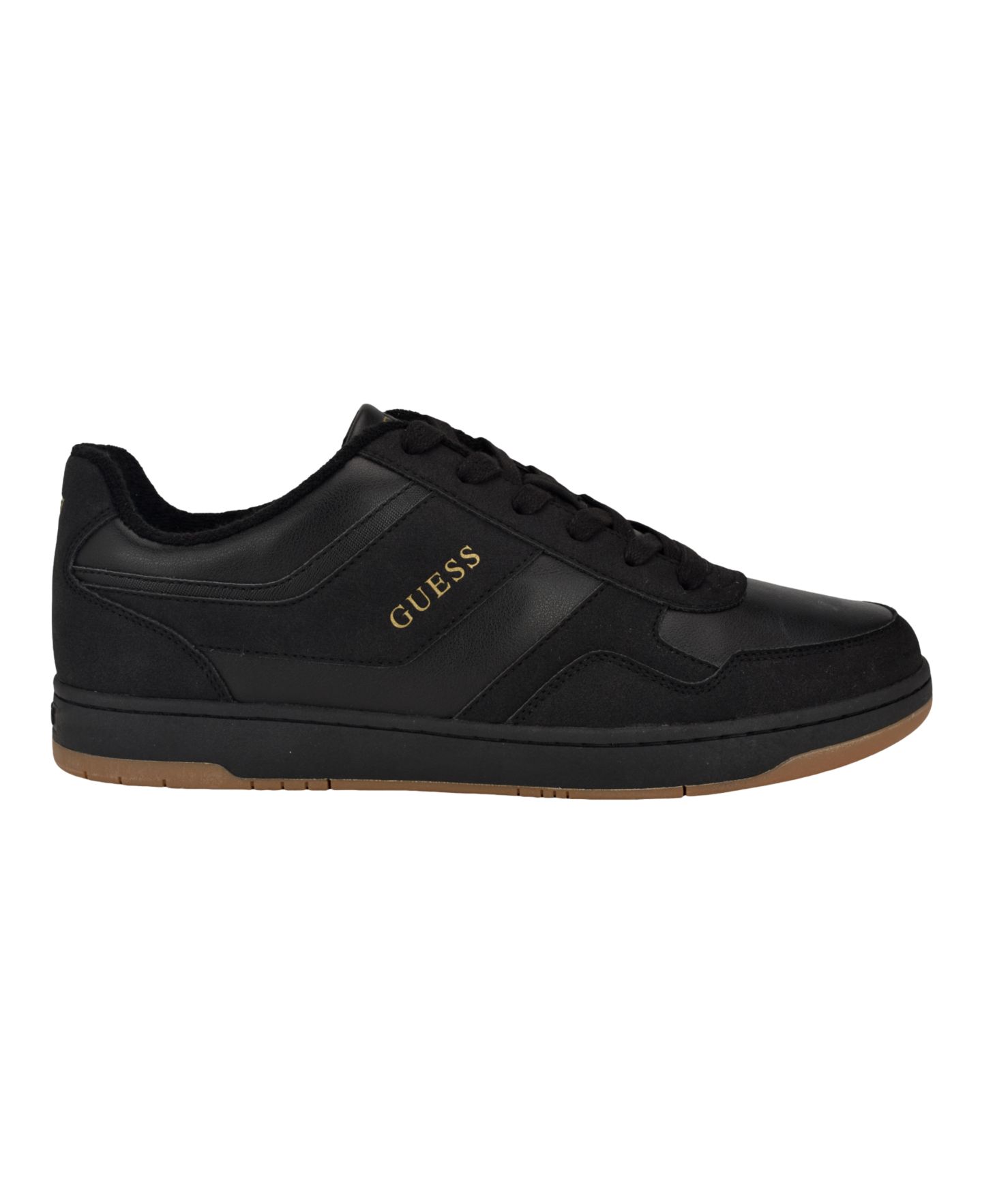 Мужские кроссовки GUESS Teylar Low Top Lace Up Fashion, цвет: Чёрный разноцветный — фото 2