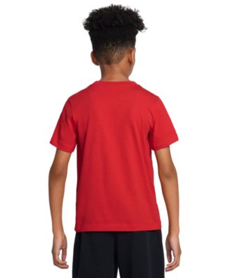  Big Kids Sportswear Embroidered Logo Graphic T-Shirt