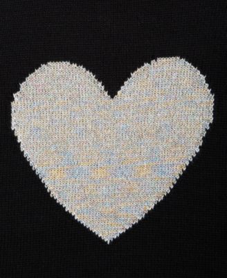 Little & Big Girls Heart Pullover Sweater, Created for Macy's