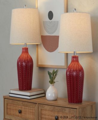 Rockwell 24" Contemporary Ceramic - Set of 2 Table Lamp