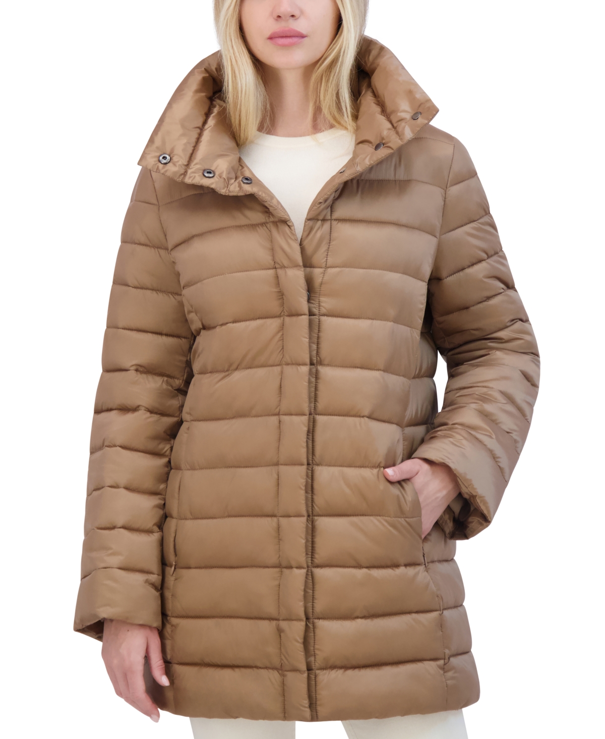 Tahari packable down coat hot sale