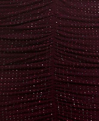 Women's Crystal-Embellished Off-The-Shoulder Dress