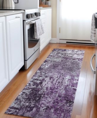 Chantille Machine Washable ACN718 2'3"x7'6" Runner Area Rug