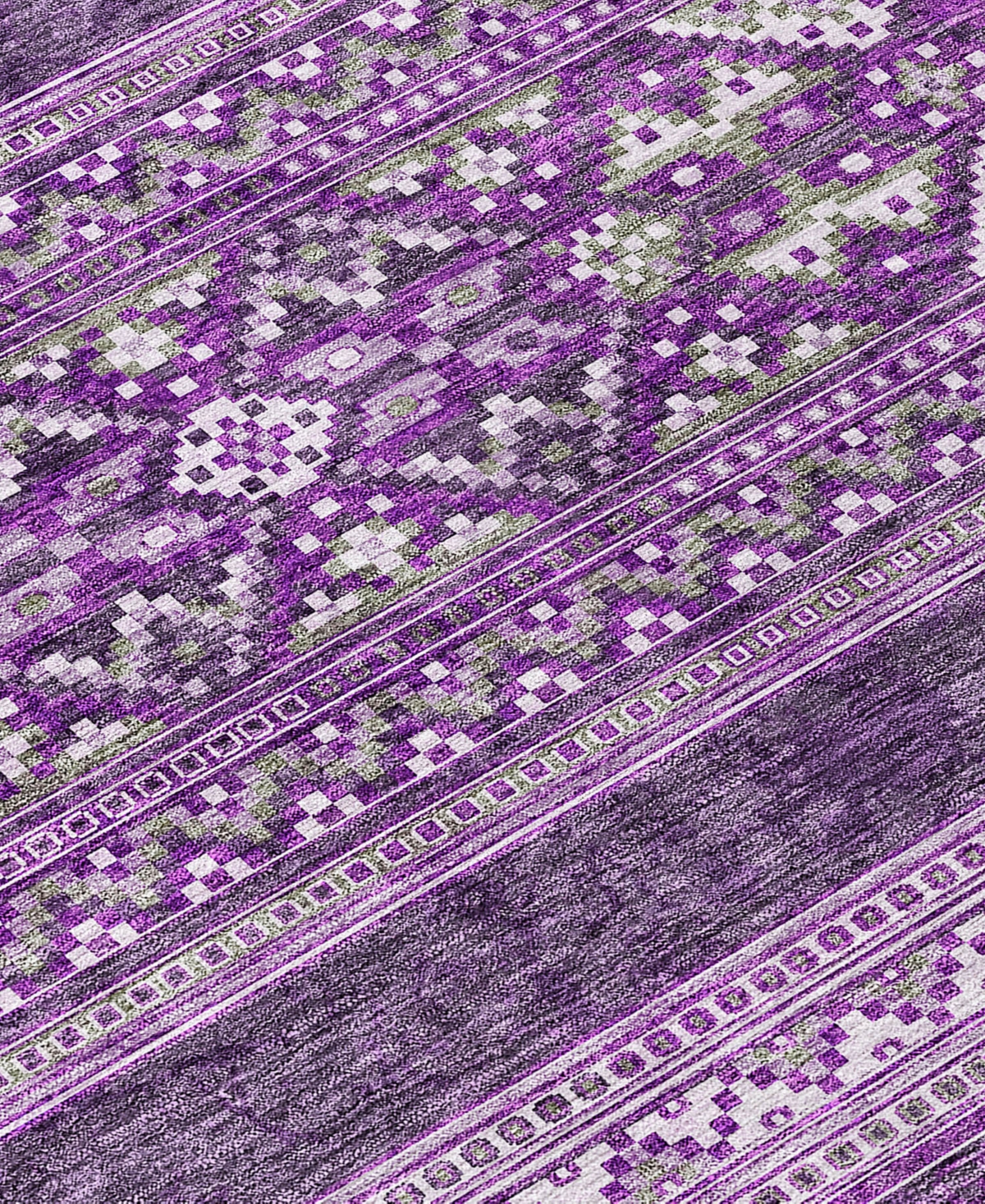 Addison Chantille Acn714 3'x5' Area Rug In Purple