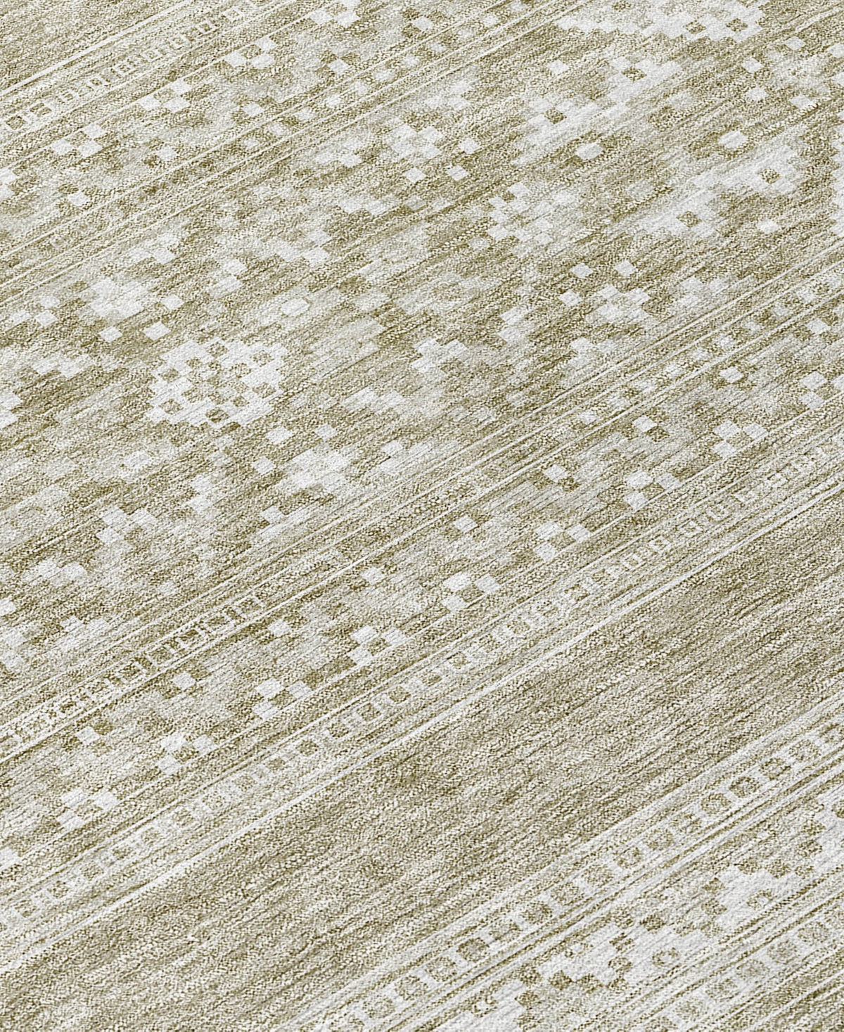 Addison Chantille Acn668 9'x12' Area Rug In Khaki