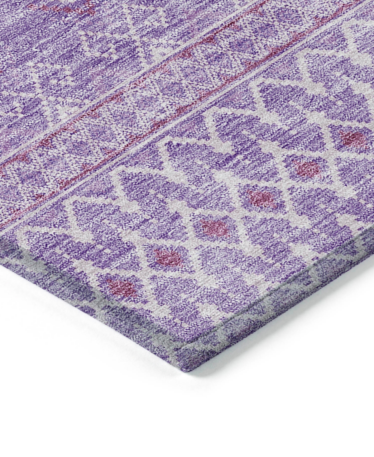 Addison Chantille Acn709 10'x14' Area Rug In Lavender