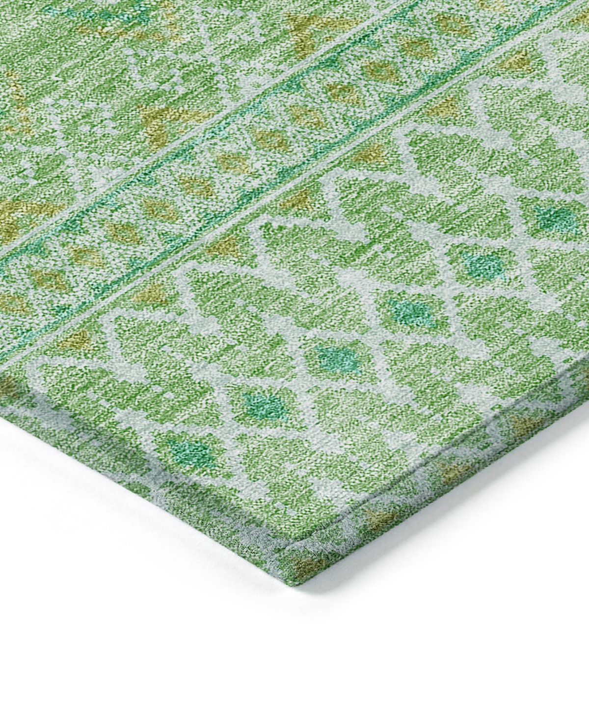 Addison Chantille Machine Washable Acn709 5'x7'6" Area Rug In Green
