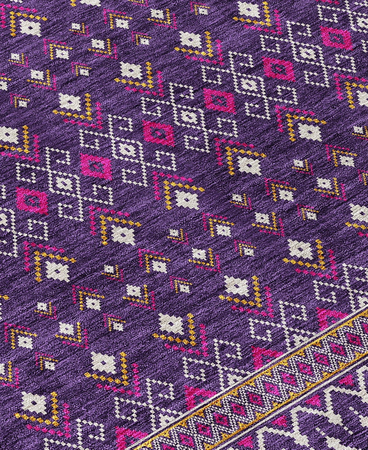 Addison Chantille Acn696 9'x12' Area Rug In Purple
