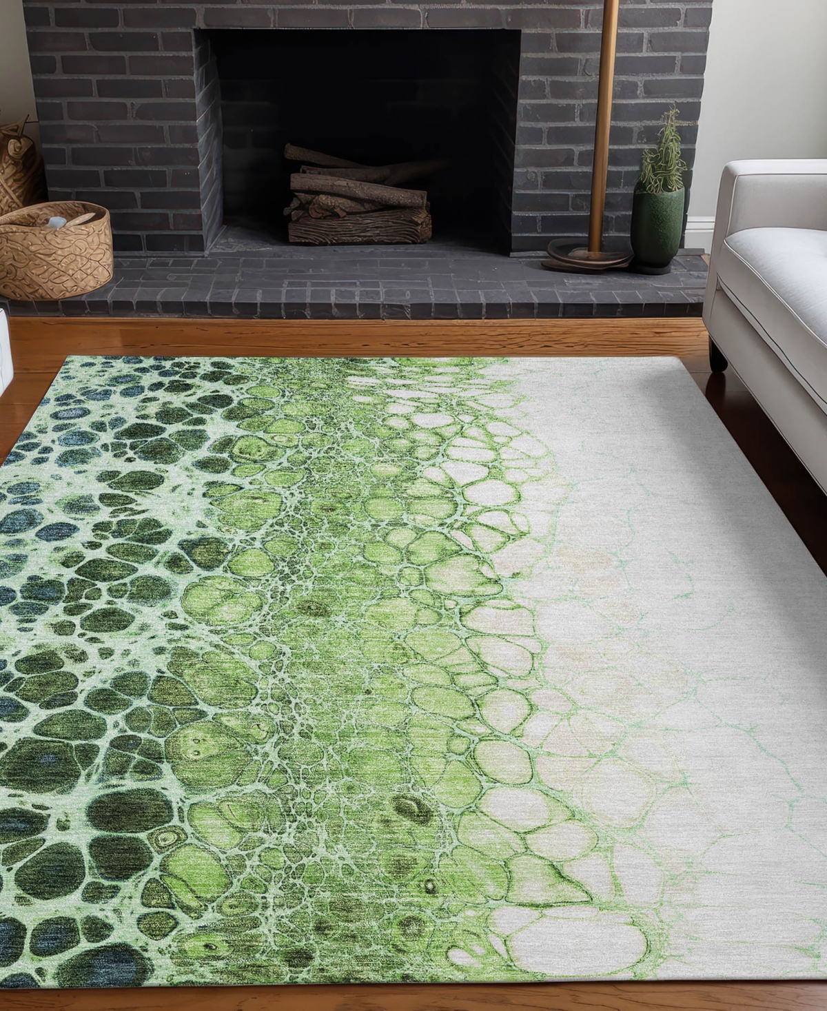 Addison Chantille Acn682 3'x5' Area Rug In Moss
