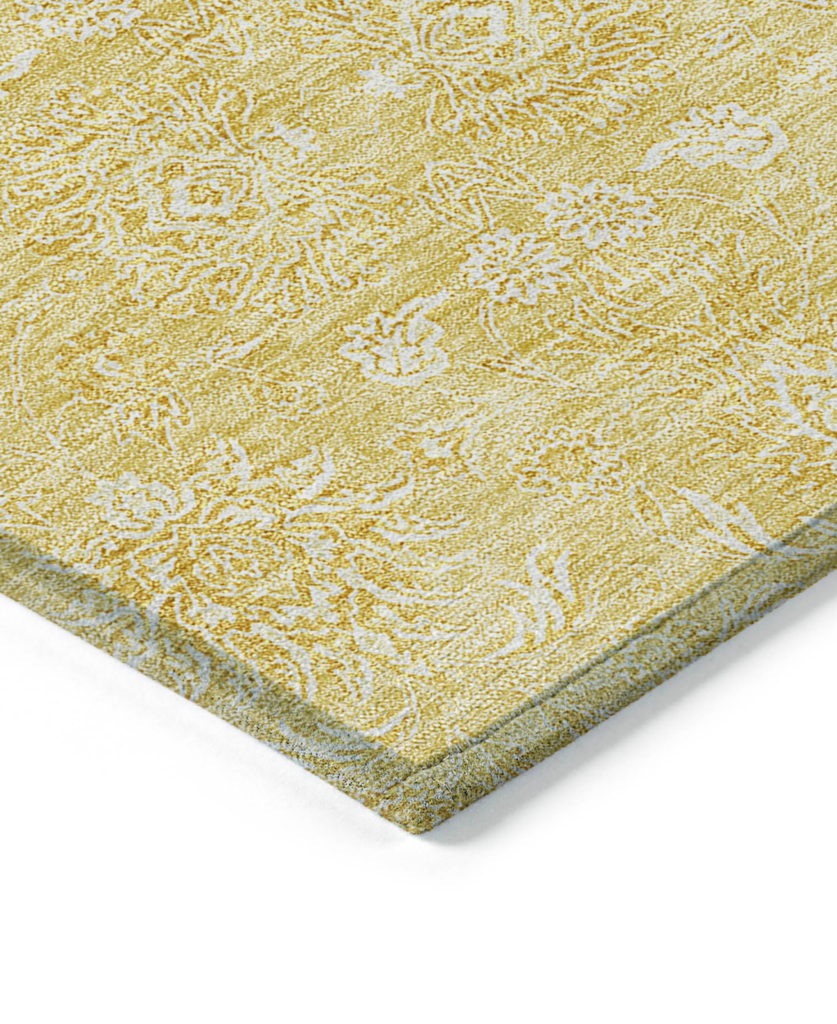 Addison Chantille Acn703 2'3"x7'6" Runner Area Rug In Gold