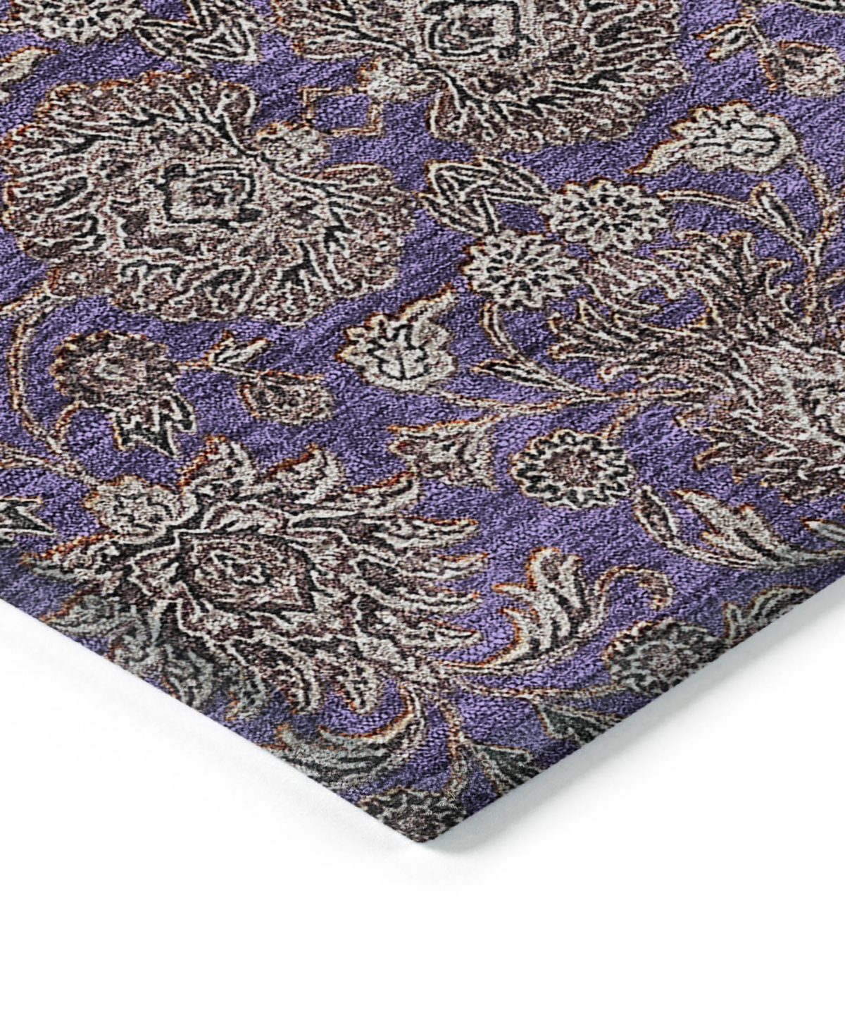 Addison Chantille Acn702 9'x12' Area Rug In Purple