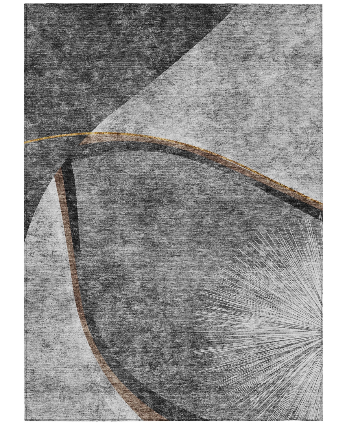 Addison Chantille Acn701 2'6"x3'10" Area Rug In Gray