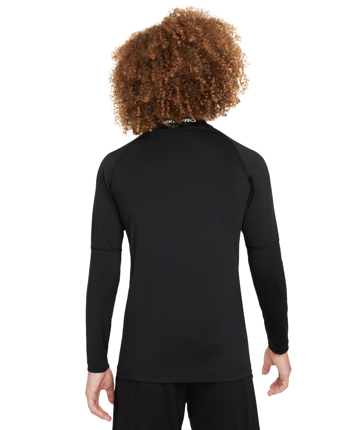 Nike Big Boys Dri-fit Long-Sleeve T-Shirt -white