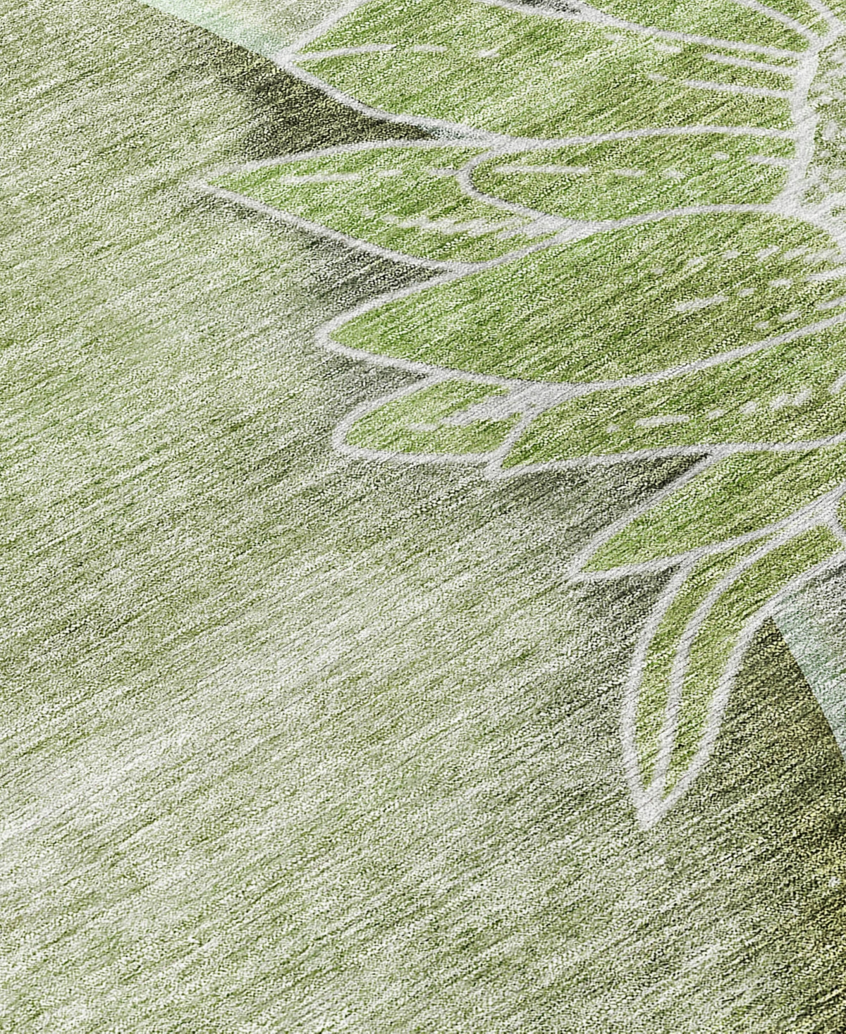 Addison Chantille Machine Washable Acn700 2'3"x7'6" Runner Area Rug In Moss