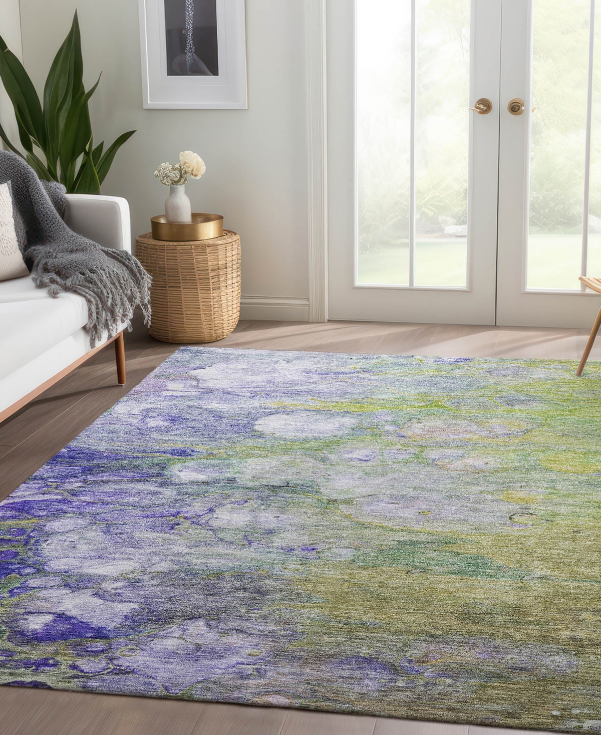 Addison Chantille Acn698 9'x12' Area Rug In Moss