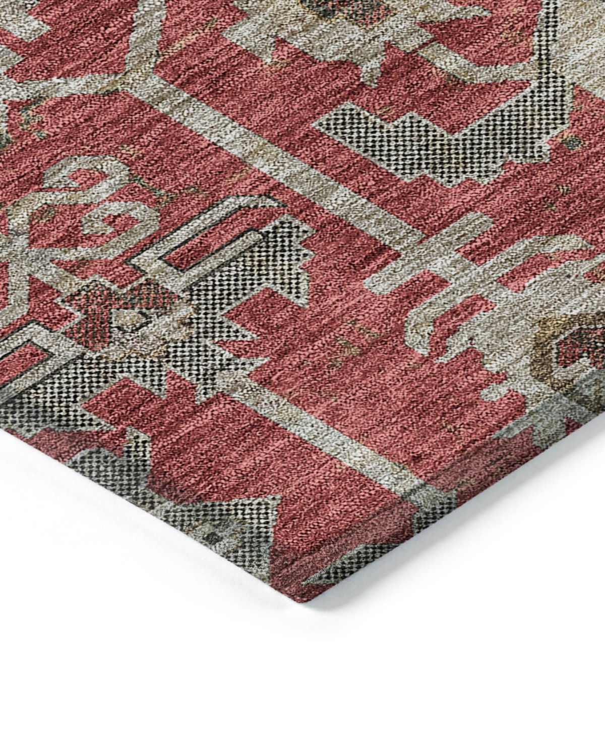 Addison Chantille Acn697 9'x12' Area Rug In Red