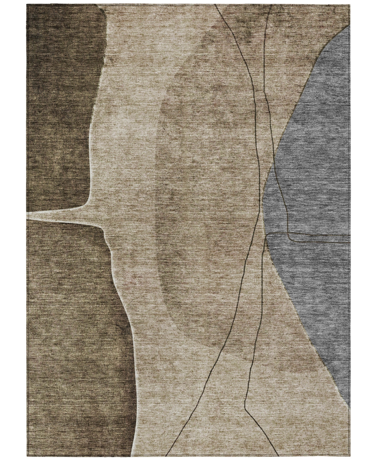 Addison Chantille Acn696 8'x10' Area Rug In Brown
