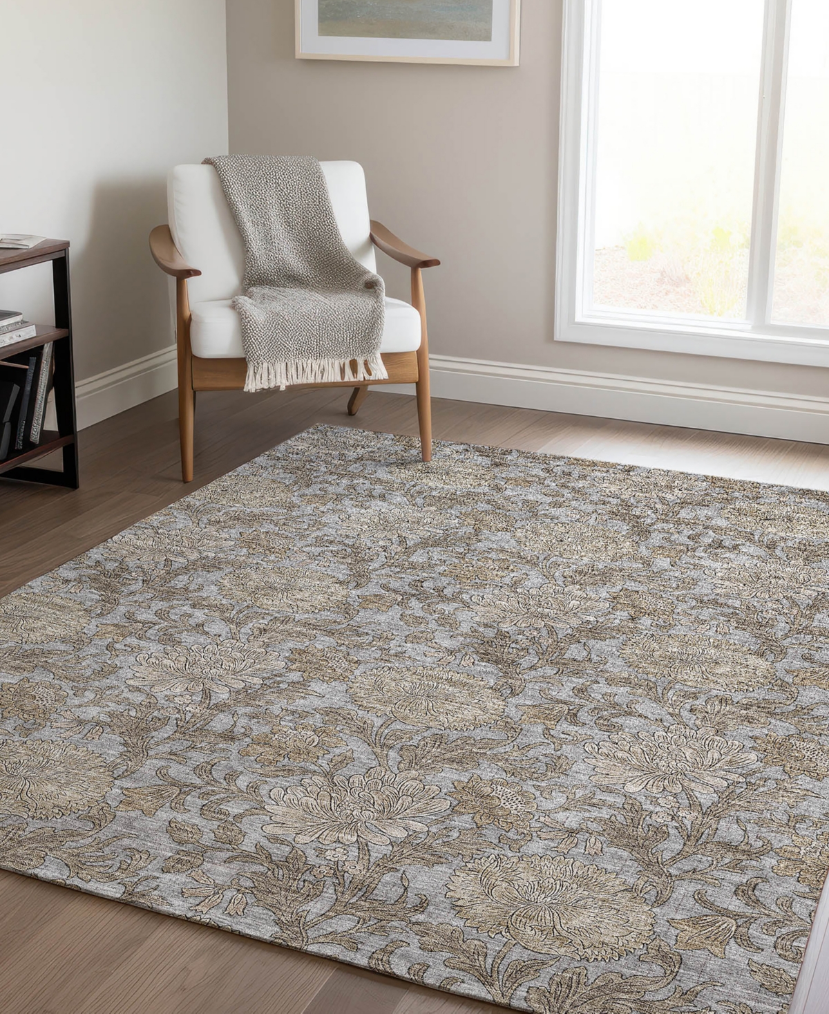 Addison Chantille Machine Washable Acn654 2'6"x3'10" Area Rug In Gray