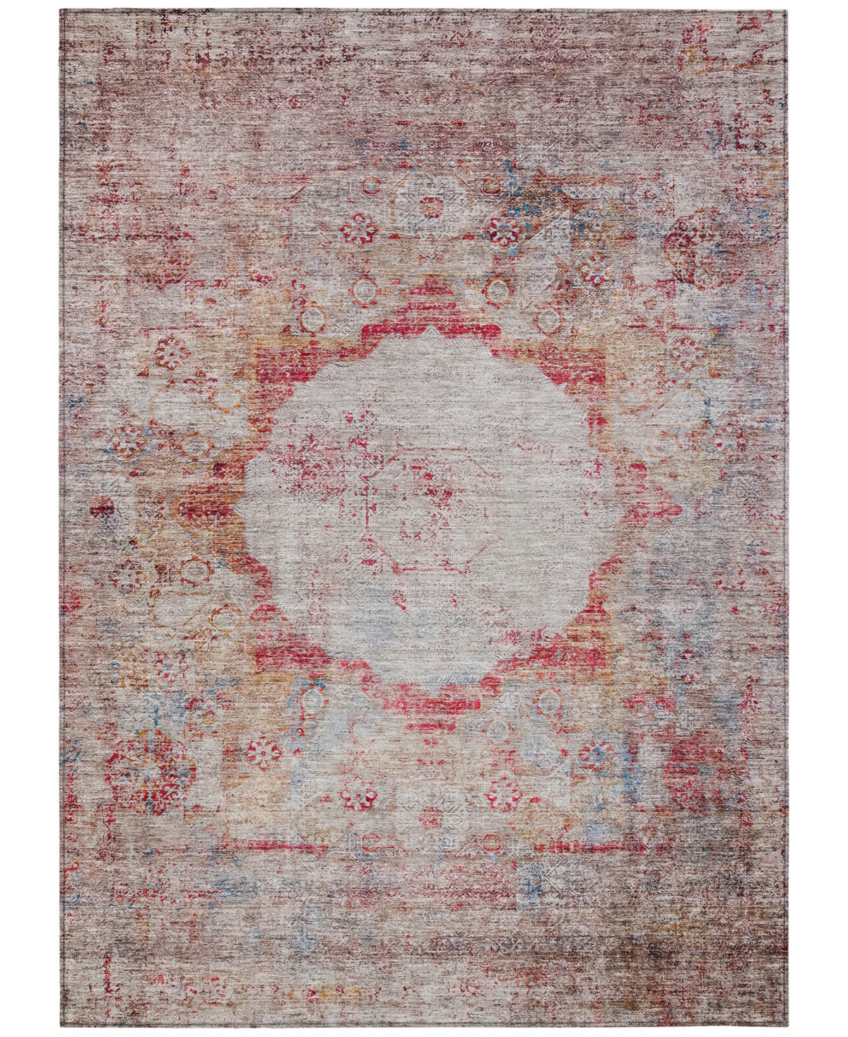 Addison Chantille Acn656 3'x5' Area Rug In Red