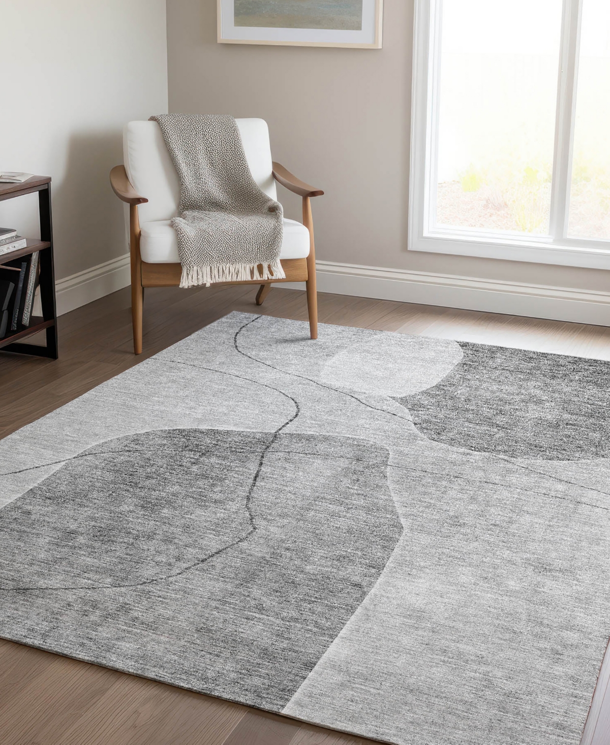 Addison Chantille Acn672 3'x5' Area Rug In Gray