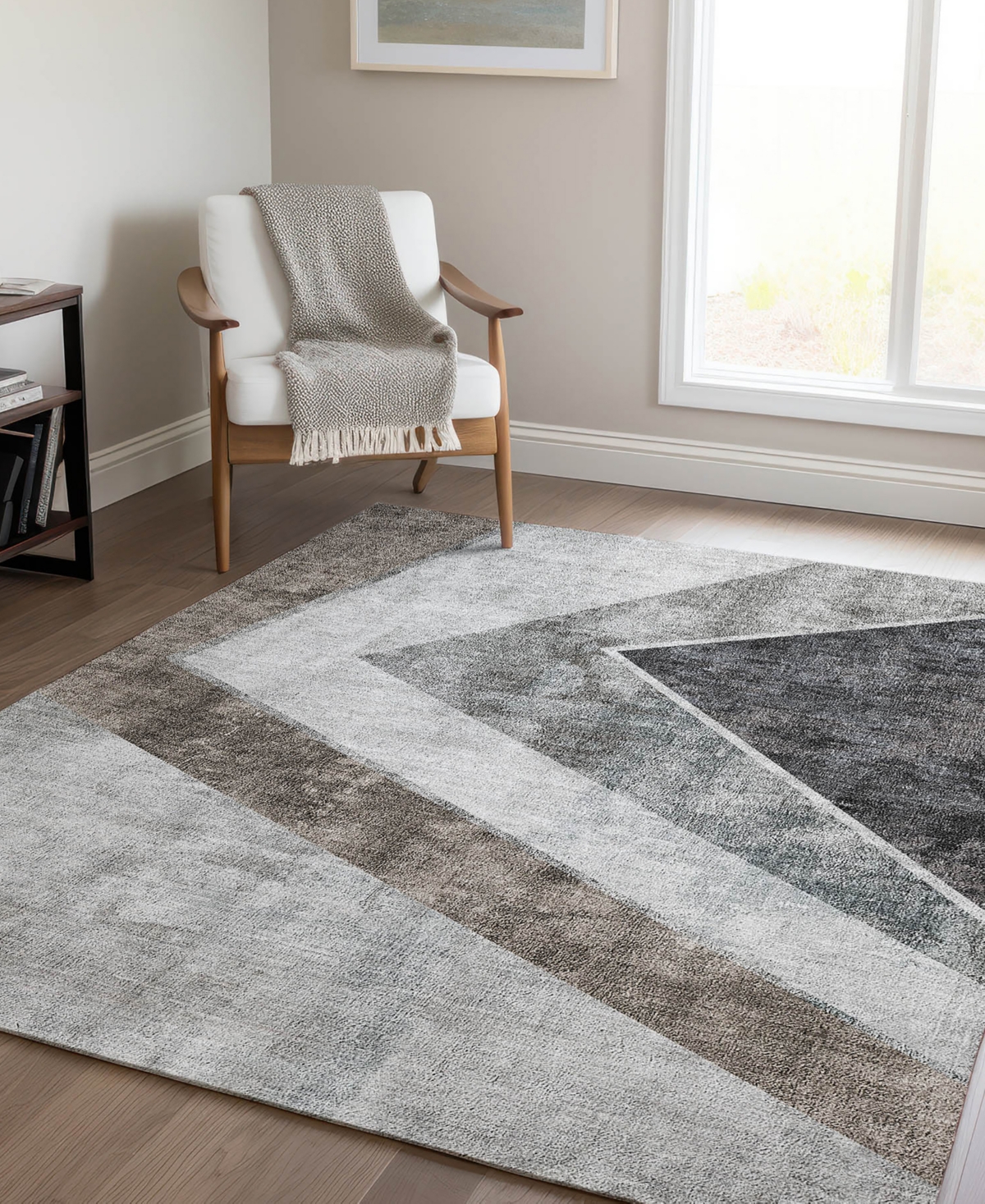 Addison Chantille Acn671 2'6"x3'10" Area Rug In Gray
